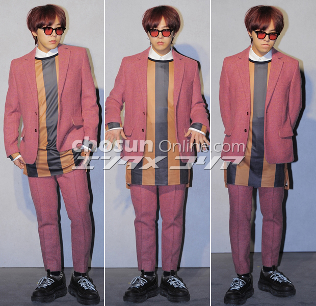 セレブファッション G Dragonのピンクスーツ