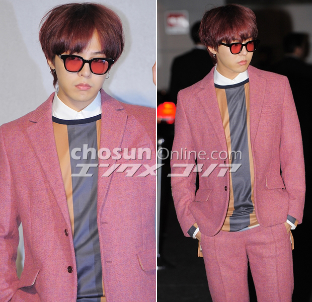 セレブファッション G Dragonのピンクスーツ
