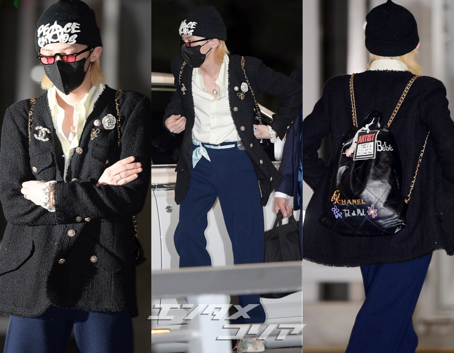 5月にBIGBANGのメンバー、G-DRAGONが「CHANEL」のジャケットやバッグなどを身に着け、仁川国際空港に姿を見せた。