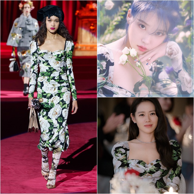 ソン・イェジン＆IU、「Dolce＆Gabbana」のドレスが官能的！