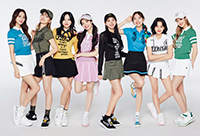 <b>TWICE</b>、ゴルフウエアブランドのモデルに抜てき…2022年カタログ公開