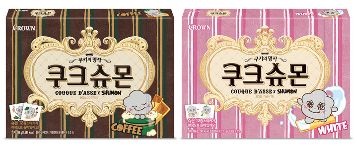 クラウン製菓、ククダスにBLACKPINKジスのキャラク