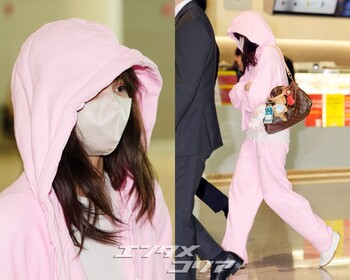 【フォト】<b>BLACKPINK</b>リサ、ピンクのジャージ&高級ブランドのバッグに視線集中